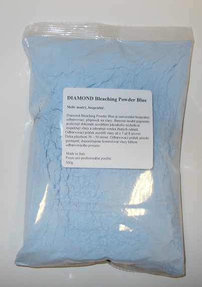 Melír modrý Diamond Bleach Powder sáček 500g