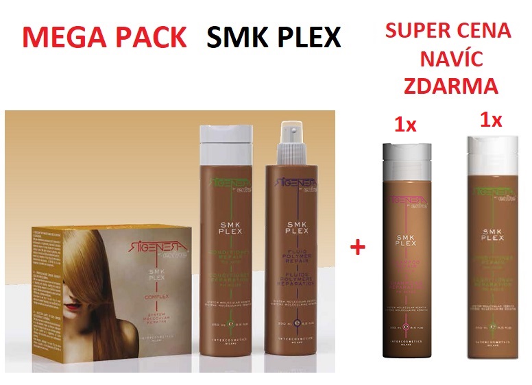 MEGA PACK SMK PLEX Kompletní sada + SMK Šampon a Kondiconér ZDARMA