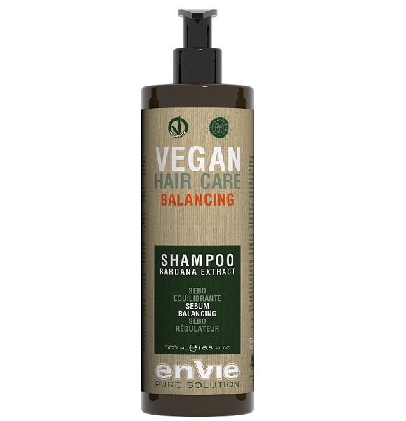 Envie Vegan Šampon proti mastným vlasům regulující tvorbu kožního mazu 500ml