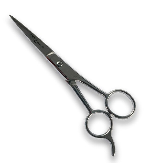 Kadeřnické nůžky matné s opěrkou pro prst