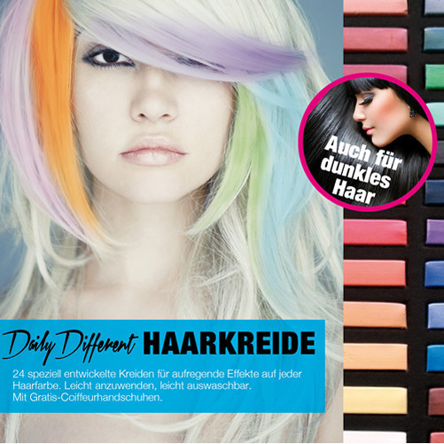 DailyDifferent Set 24 barevných odstínů na vlasy